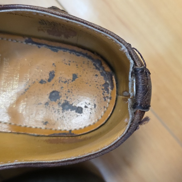 Dr. Martens VTG MIE Brown T Strap 8469 Rare Slide Buckle MaryJane UK 5 Sz 7.5-8 - Picture 12 of 16